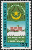 THEMATIC  FLAGS:  10th ANNIVERSARY OF INDEPENDENCE  -  MAURITANIE - Briefmarken
