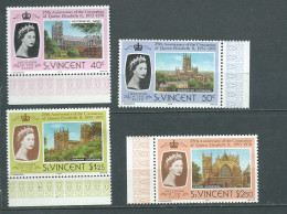 Saint Vincent - Yvert SERIE N° 511/514 ** 4 Valeurs Neuves Sans Charniere  - Ad 46401 - St.Vincent (...-1979)