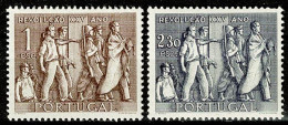 Portugal, 1951, # 739/40, MH - Ungebraucht