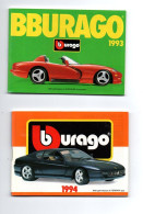 Lot Carnets Burago 1993 - 1994 Format 7,5 Cm X 11 Cm - Autres & Non Classés