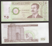 25 Dinar Year ND (2001) P86 UNC - Irak