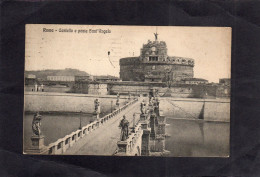 124811         Italia,   Roma,   Castello   E  Ponte  Sant"Angelo,   VG  1922 - Castel Sant'Angelo