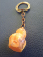 Porte-Clé  Ancien/ Boulangerie  /" Mini-Brioche"/ Factice/ Avec Chaînette/Vers 1960-1980     POC657 - Porte-clefs