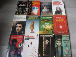 Lot De 12 Livres De Poche Pocket FOLIO Divers Bon état - Paquete De Libros