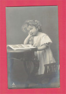 XB1076  JEUNE FILLE  FILLETTE , ENFANT, GIRL , FAMOUS CHILD MODEL CANDICE ASHTON BIG PICTURE BOOK RPPC - Portraits