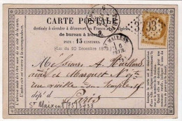 !!! CARTE PRECURSEUR CERES CACHET DE ST MAIXENT (DEUX SEVRES) - Cartes Précurseurs