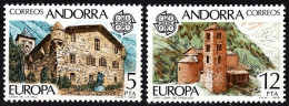 ANDORRA SPANISH 1978 EUROPA: Architecture. Complete Set, MNH - 1978