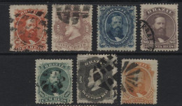 Brazil (35) 1866 Emperor Dom Pedro II Set. Used. Hinged. - Used Stamps