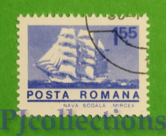 S399-  ROMANIA 1974 NAVE - SHIP 1,55L USATO - USED - Used Stamps