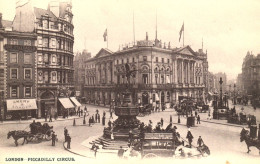 UNITED KINGDOM, LONDON, PICCADILLY CIRCUS, VINTAGE POSTCARD - Piccadilly Circus
