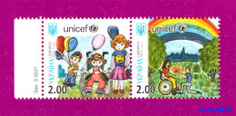 ** UKRAINE 2013 MI:1336-1337 Zd Coupling Childrens Day - UNICEF