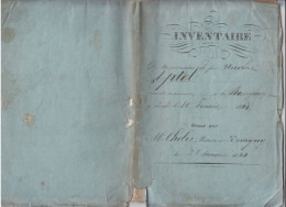 1844-Inventaire D'une Maison à La Houssière Commune De Hadol-Vosges - Manuscrits