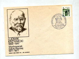 Lettre Cachet Plock Szkoly - Storia Postale