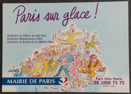 Carte Postale - Paris Sur Glace ! (Mairie De Paris) Illustration : Cabu - Cabu