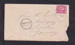 1894 - 2 1/2 P. Auf Brief Ab Rarotonga Nach Berlin - Cook Islands
