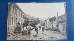 Eix , Rue De La Gare , Voiture  De Livraison , Attelage De Chevaux Rare - Sonstige & Ohne Zuordnung