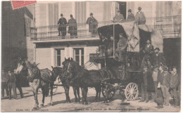 CPA De BARCELONNETTE - Départ Du Courrier Pour Prunières. - Barcelonnette