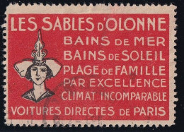 France Vignettes - Les Sables D'Olonne - Oblitéré - Tourism (Labels)