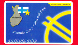 VIACARD -  L'Alba Dell'Euro - Finlandia -  Tessera N. 1366 - 50 - Pub - 12.2002 - Otros & Sin Clasificación