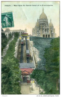 Le Funiculaire De La Basilique Du Sacré-Coeur - Paris  (75)  ( CPA ) - Funiculaires