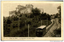 Le Funiculaire D'Évian Les Bains  (74)  ( CPA ) - Funiculaires