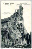 L'Église Après Le Bombardement - Ribecourt Dreslincourt