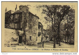 Monestiés Sur Cérou - Le Château Et Avenue Candèze - Monesties