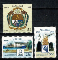 Nauru - 1988 Yv. 339**, 341/342**, Sc. 343**, 345/346**, Mi 342**, 344/345**, MNH - Nauru