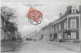 BOULOIRE: Rue Nationale - Phot Bouveret édit Pasteau - Bouloire