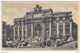 Rome, Trevi Fountain Old Postcard Feldpost Travelled? B170312 - Fontana Di Trevi