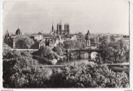 Notre Dame And Surroundings Old Photopostcard Travelled 1963 B170228 - Notre Dame De Paris