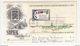 Sixth International Philatelic Exhibition Washington 1966 Posted B210710 - 1961-1970