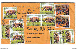 Zambia Letter Cover Posted 1976 Shiwa Ngandu Pmk B210701 - Zambia (1965-...)