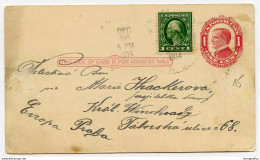 US Postal Stationery Postcard Travelled 1914 To Austria B171020 - 1901-20