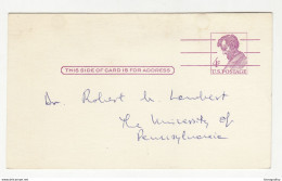 US 4c Precanceled Postal Stationery Postcard Posted 196? B210210 - 1961-80