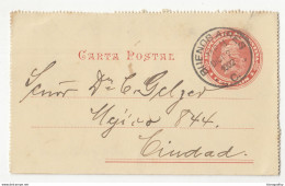 Argentina Postal Stationery Letter Card Posted 1902 Buenos Aires Loco B201230 - Enteros Postales