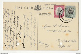 South Africa Postal Stationery Postcard Posted 1935 To Germany B210526 - Altri & Non Classificati