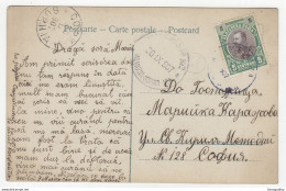Bulgaria - Postcard Woman Posted 1907 To Sofia B210420 - Cartas & Documentos