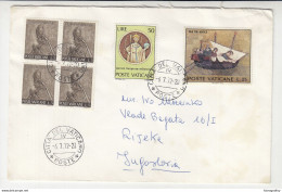 Vatican Letter Cover Posted 1972 To Rijeka B210420 - Cartas & Documentos