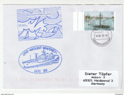 USS Mount Whitney Ship Post Letter Cover Posted Feldpost 2018 Germany B200210 - Other (Sea)