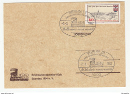 Berlin, 750 Year Of Spandau 1982 Illustrated Special Card And Pmk B180720 - Cartas & Documentos