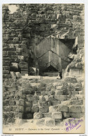 Egypt, Entrance To The Great Pyramid Old Postcard Not Travelled B171212 - Pirámides