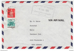 Japan, Hoechst Japan Company Airmail Letter Cover Travelled 1976 Akasama Pmk B171025 - Lettres & Documents