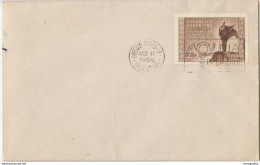 Argentina 1950, The 100th Anniversary Of The Death Of San Martin Stamp On Letter Cover FD Pmk B170520 - Cartas & Documentos