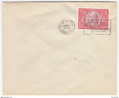 Argentina 1949, Constitution Day Stamp On Letter Cover FD Pmk B170520 - Cartas & Documentos