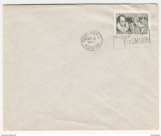 Argentina 1947, The 400th Anniversary Of The Birth Of Miguel Cervantes Stamp On Letter Cover FD Pmk B170520 - Cartas & Documentos
