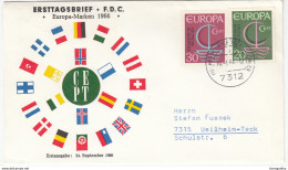 Germany, Europa CEPT 1966 FDC B170330 - 1966