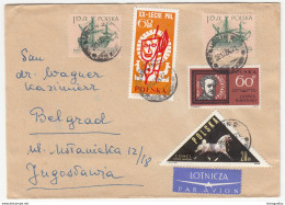 Poland, Letter Cover Airmail Travelled 1964 Lublin To Belgrade B170330 - Cartas & Documentos