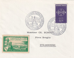 France Vignettes - Strasbourg - Lettre - Tourism (Labels)