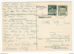 Germany, Postal Stationery Postkarte Travelled 197? München Pmk B180220 - Postales - Usados